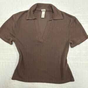 Boho earthy hm brown ribbed